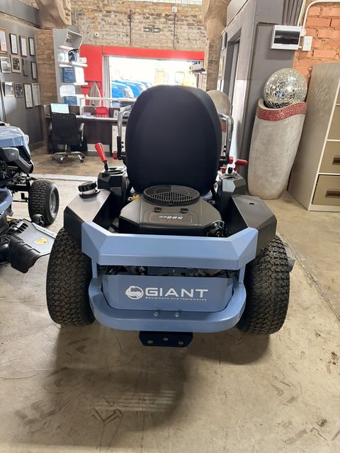 Giant Zero Turn Mower, rear view