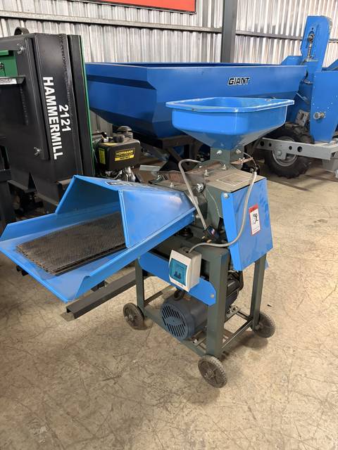 Electric Hammermill, 2.2 kW Single Phase, photographed on the supplier's floor