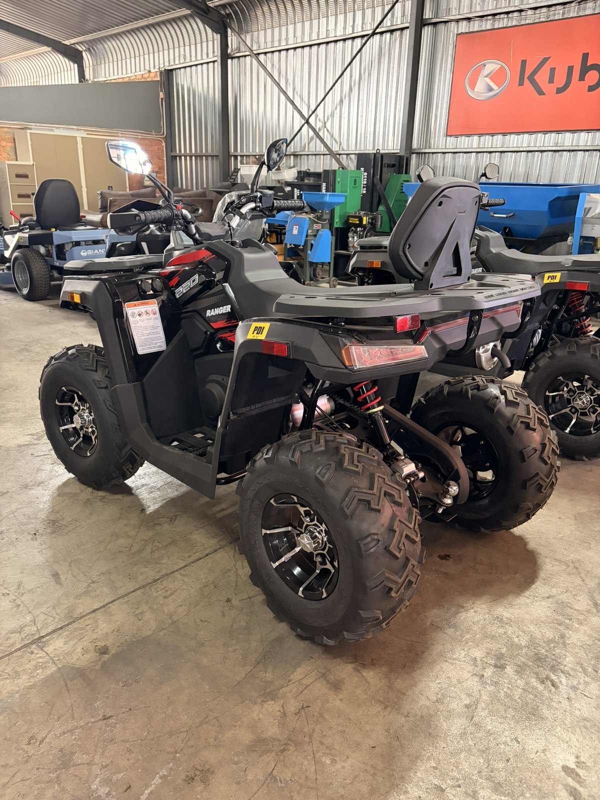 Giant Ranger 220 ATV, three-quarter view