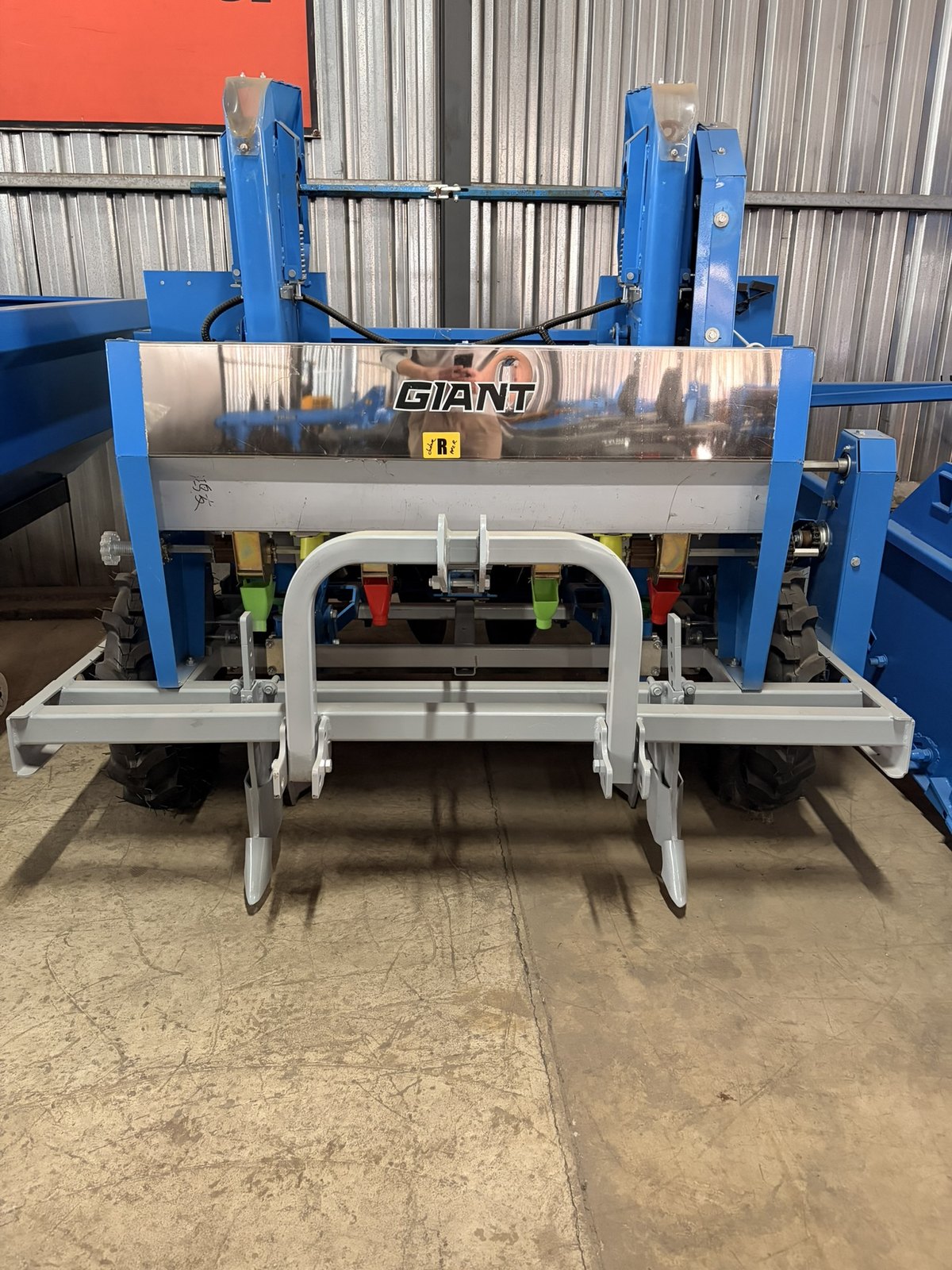 Potato Planter, 2 Row, front view