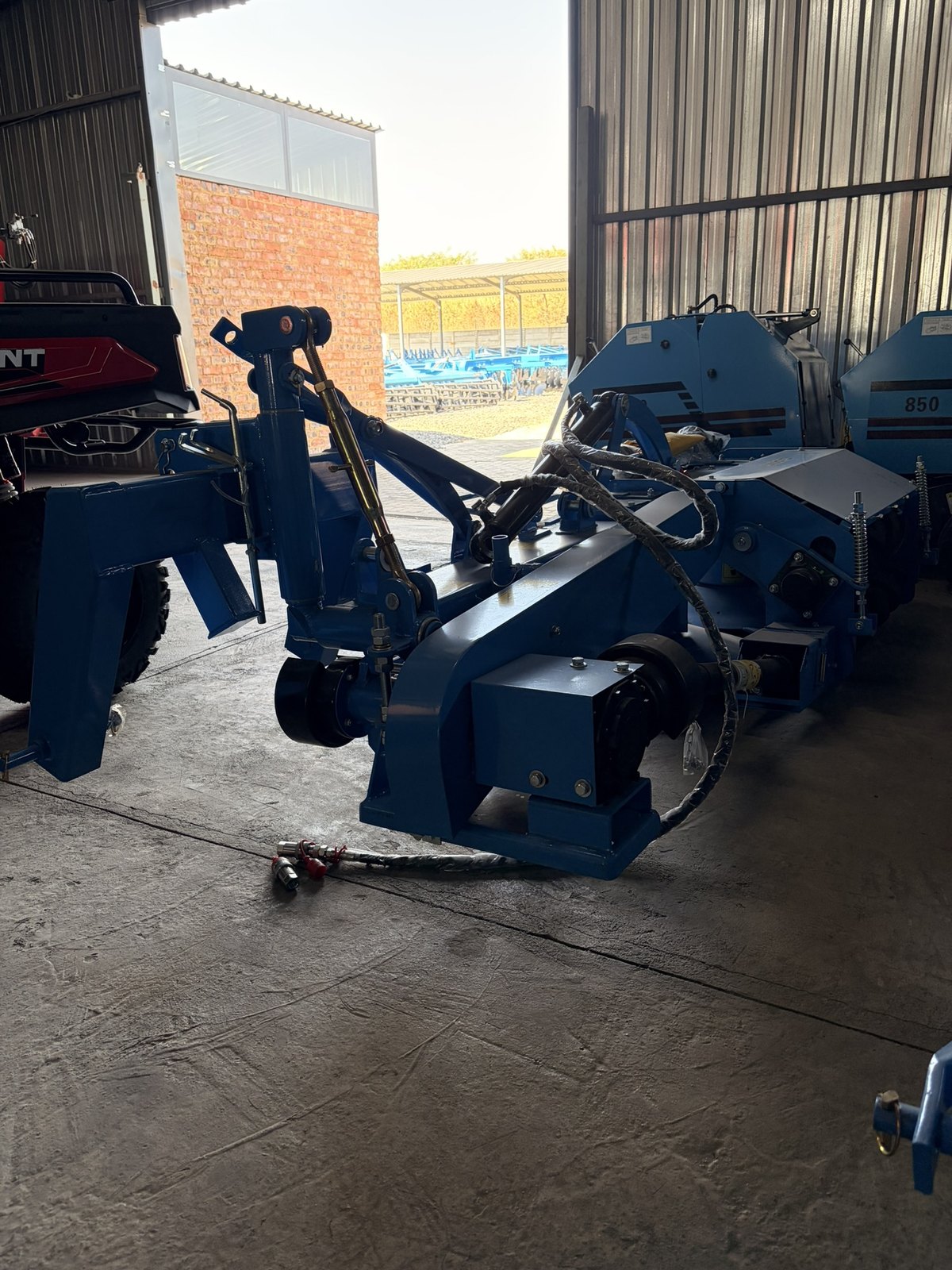 Drum Mower, 1.65 m, with Conditioner, photographed on the supplier's floor