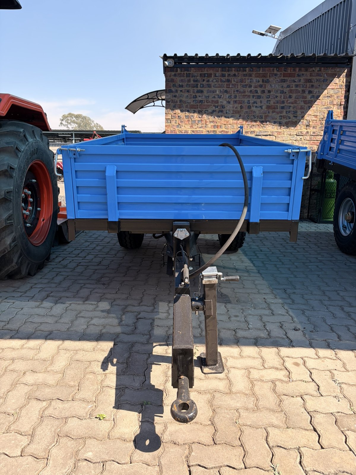 Tipper Trailers, front view
