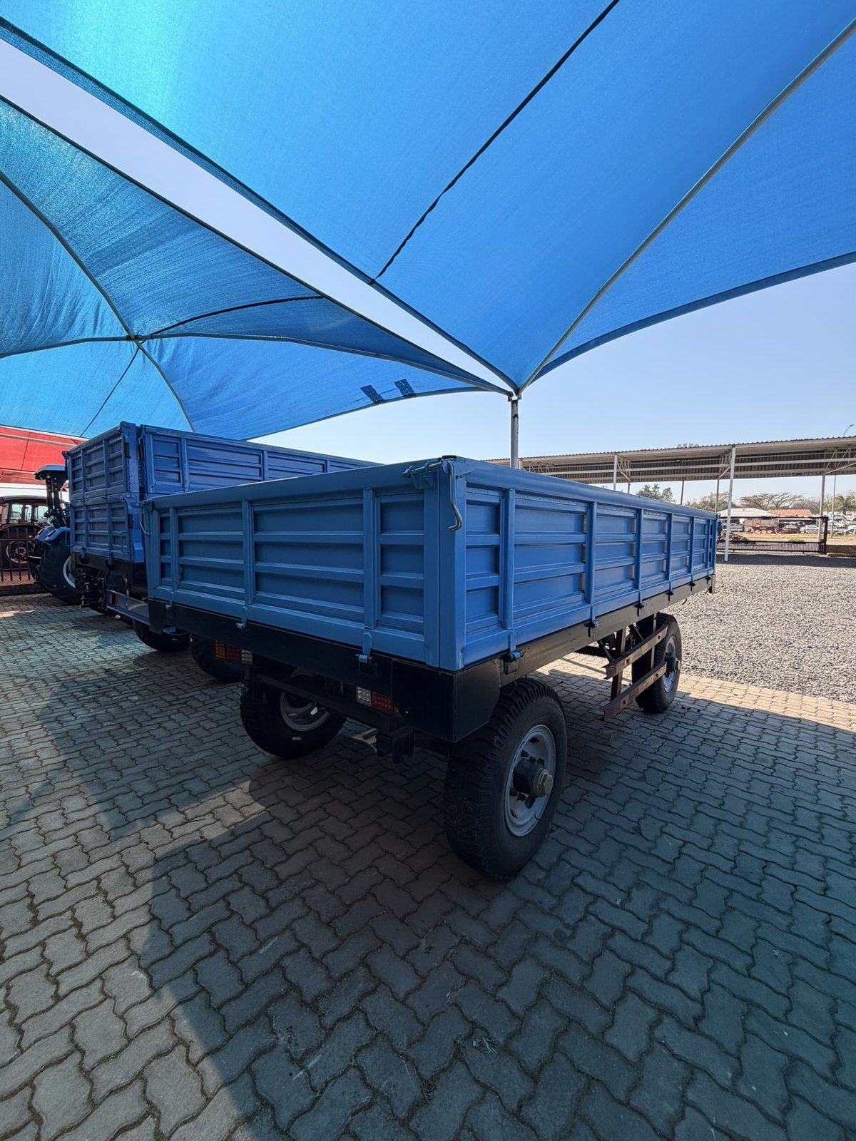 6 Ton Standard Trailer, opposite rear three-quarter view