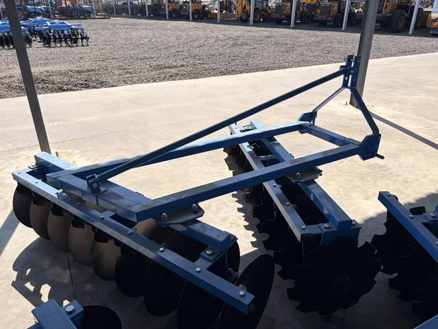 Mounted Disc Harrows, view from above