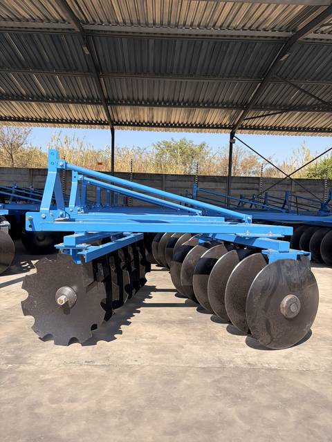 Mounted Disc Harrows, photographed on the supplier's floor (frame 13)