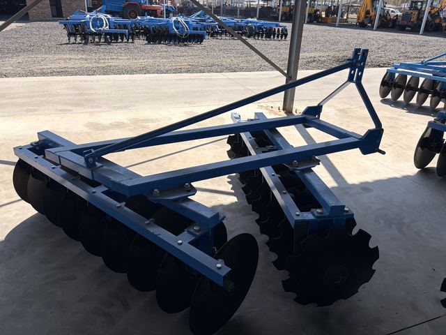 Mounted Disc Harrows, view from above (frame 14)
