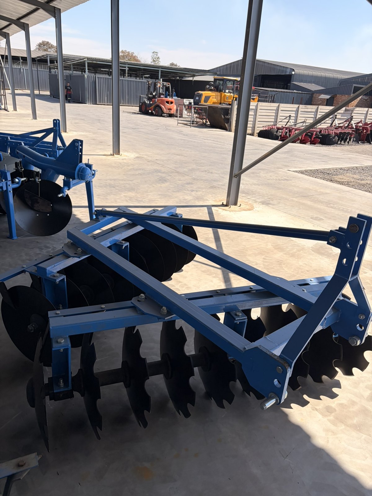 Mounted Disc Harrows, photographed on the supplier's floor (frame 15)
