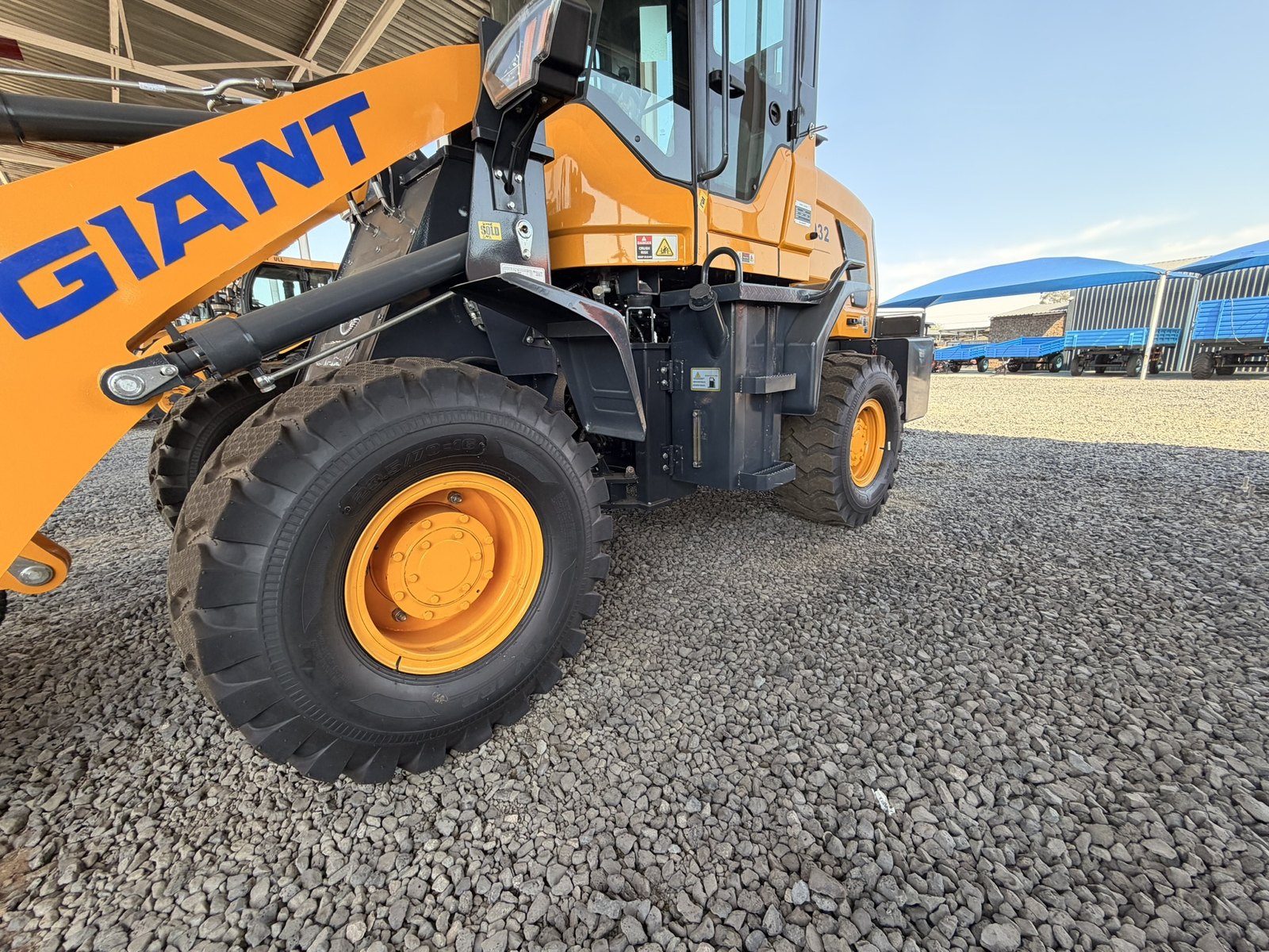 G932 Wheel Loader, 1.6 Ton, photographed on the supplier's floor (frame 7)