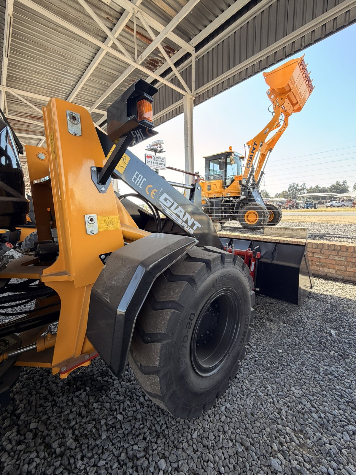 Giant Plus L936 Wheel Loader, photographed on the supplier's floor
