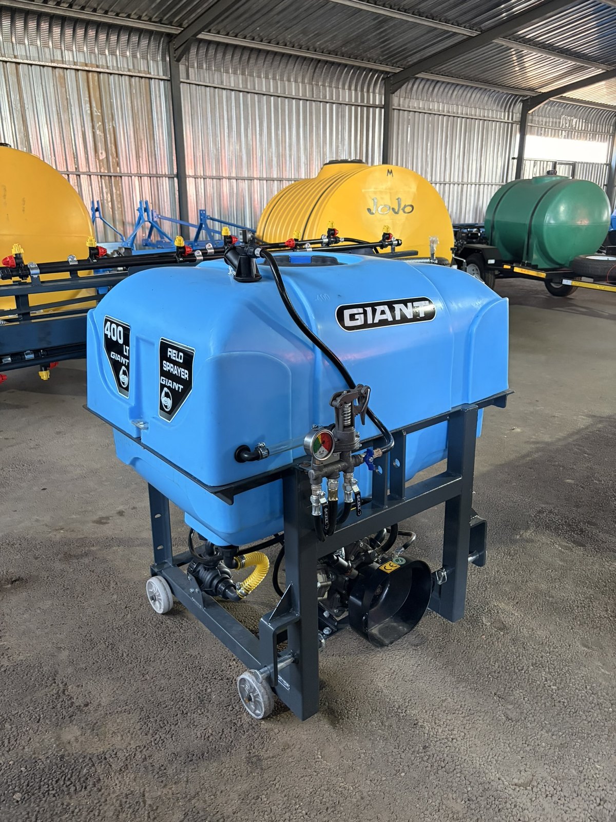 Boom Sprayers, front three-quarter view (frame 5)