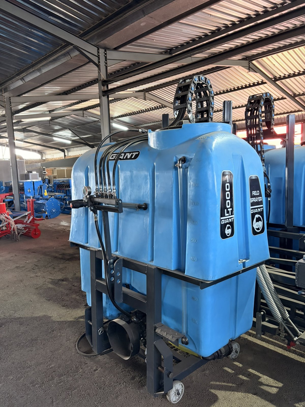 Boom Sprayers, front three-quarter view