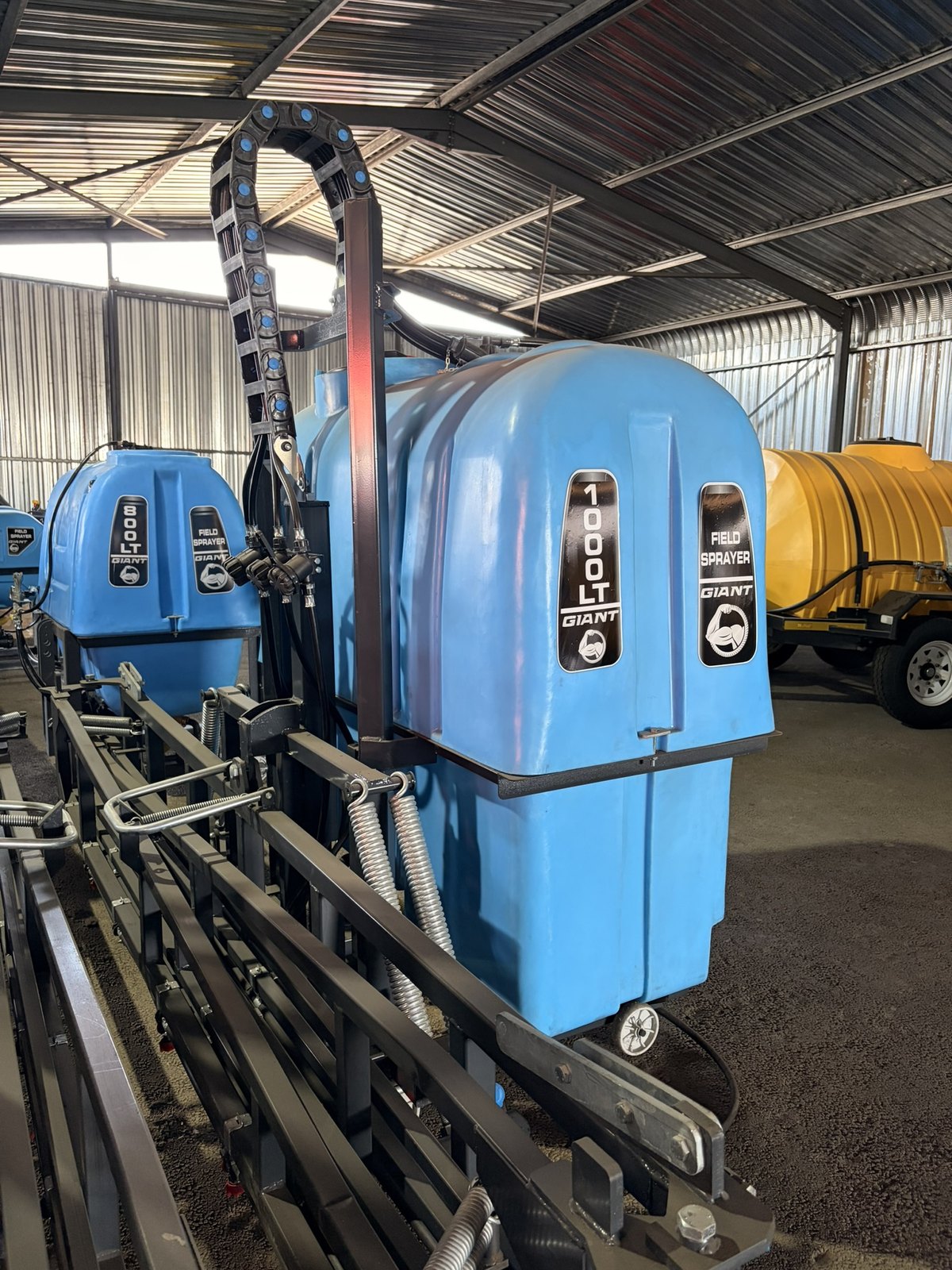 Boom Sprayers, photographed on the supplier's floor (frame 17)