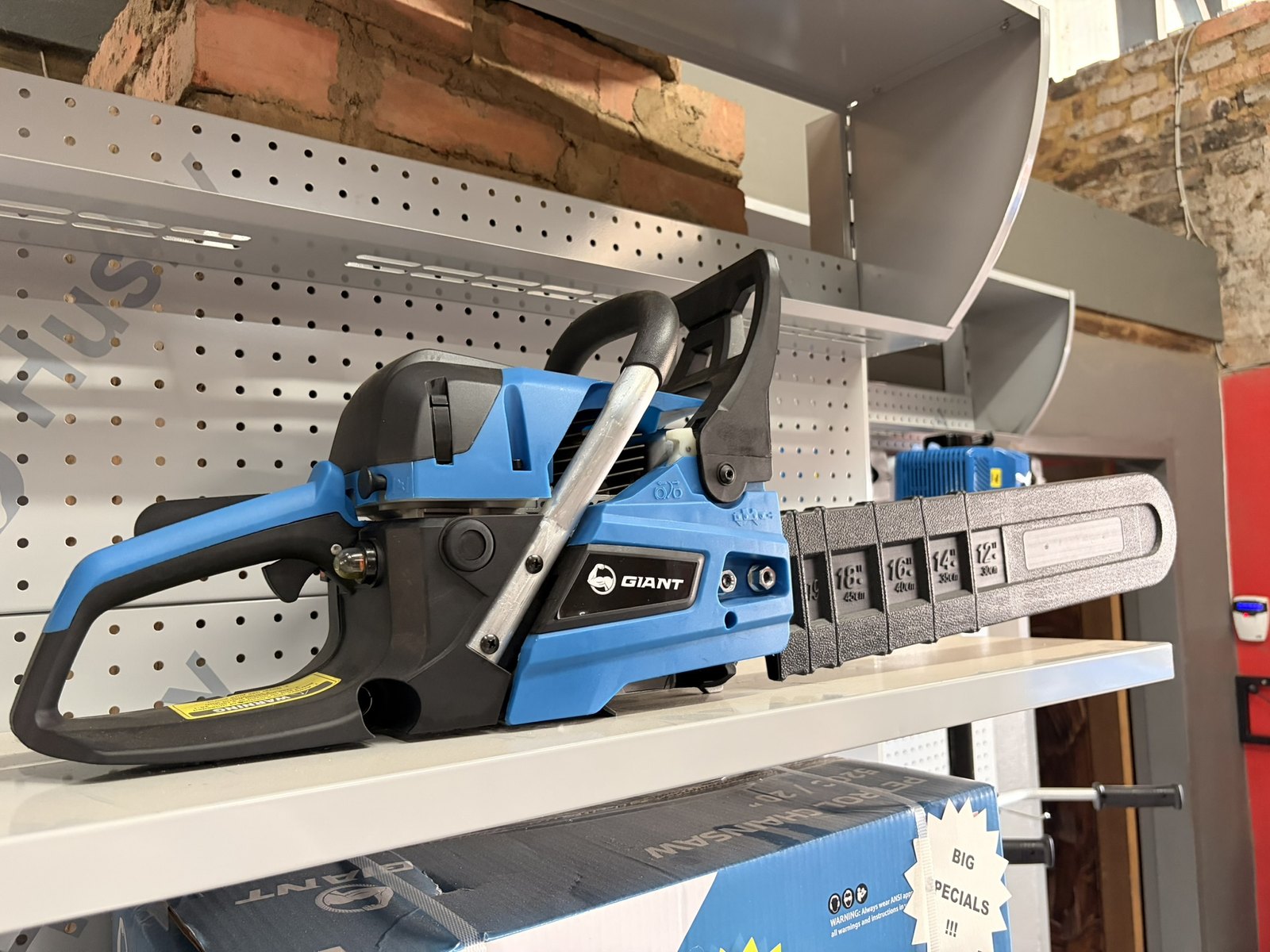 Giant Chainsaw, side view