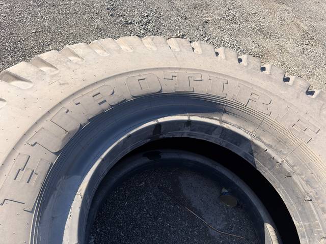 Close view of the tyre sidewall showing the moulded EUROTIRE brand name